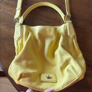 Marc by Marc Jacobs Yellow Leather Hobo Purse